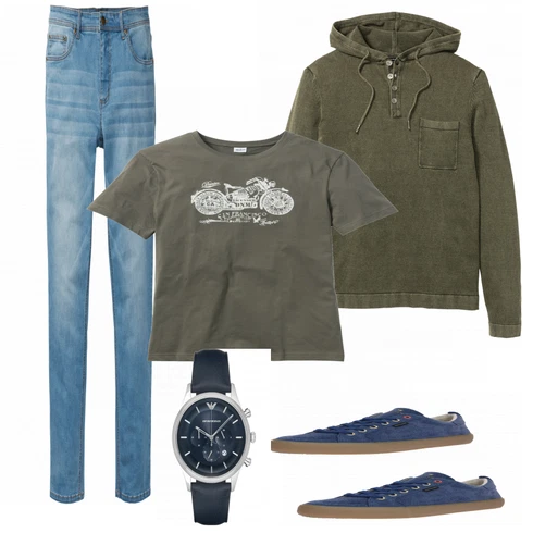 Beige Schuh Sneaker SCOTCH & SODA kombinieren
