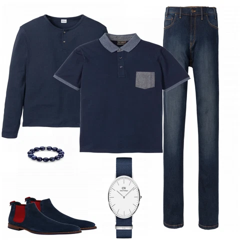 Grau Uhr Daniel Wellington kombinieren