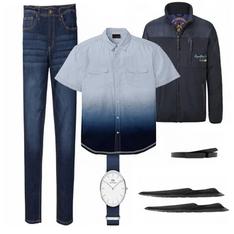 Outfit mit Schwarz Hausschuh Bonprix "Bonprix style"