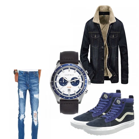 Blau Overall Amaci&Sons kombinieren