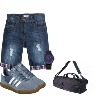 Outfit mit Weiß Schuh Sneaker Adidas "bpc new"