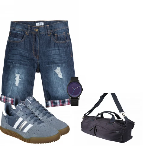 Weiß Schuh Sneaker Adidas kombinieren