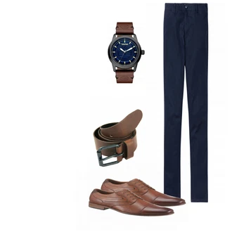 Outfit mit Braun Schuh Lurchi "bpc selection hemd"