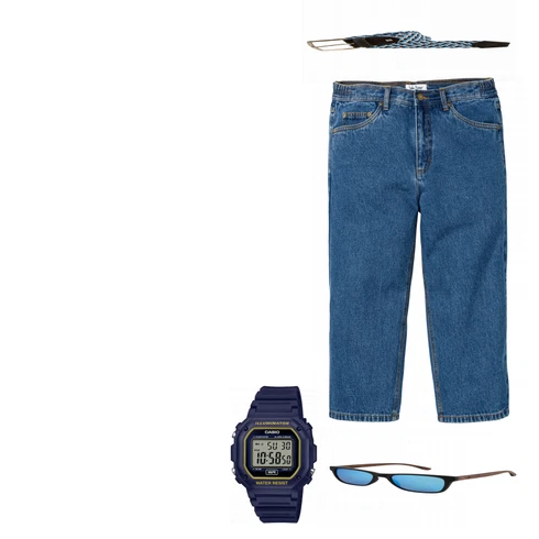 Blau Gürtel Daniel Hechter kombinieren mit Blau Sonnenbrille