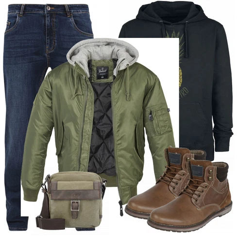 Grün Stiefel kombinieren