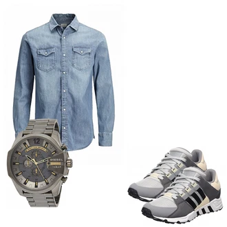 Outfit mit Schuh Adidas "Brave"