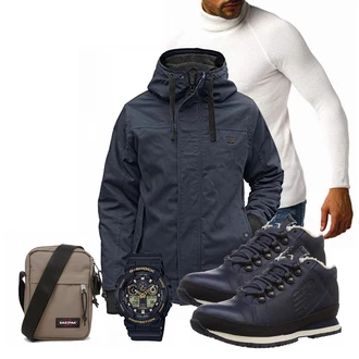 Outfit mit Blau Overall Brandit "BRENDIT"