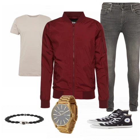 Blau Sommer Schuh Converse kombinieren mit Schmuck