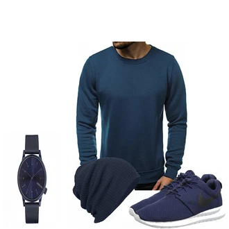 Outfit mit Blau Brandit "Bruno"
