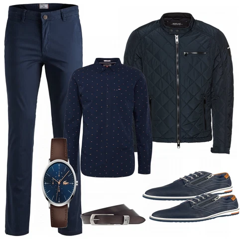 Schwarz Hose Jack & Jones kombinieren mit Weiß Schuh Bugatti