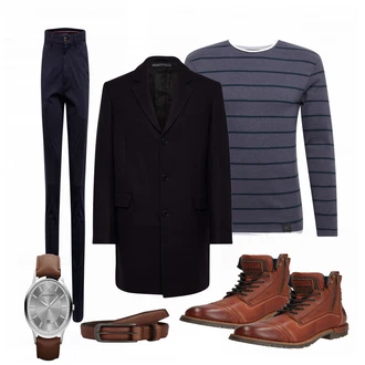 Outfit mit Schwarz Drykorn "Bugatti"