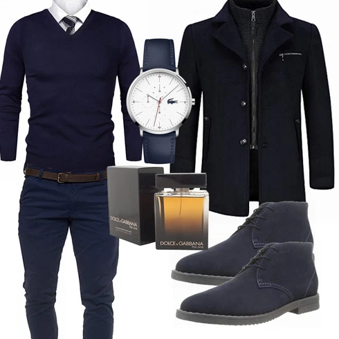 Blau Hose Elara kombinieren