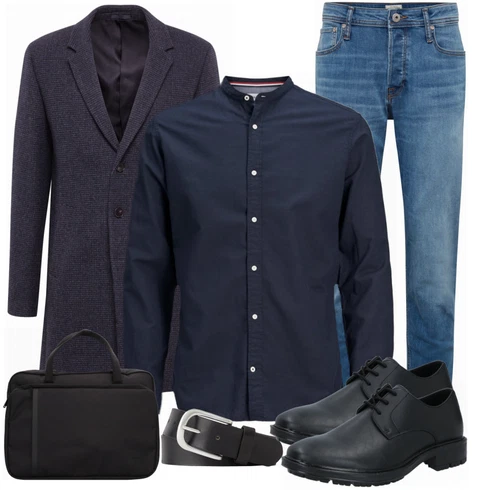 Blau Accessoire Gürtel Tom Tailor Denim kombinieren