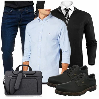 Outfit mit Weiß Hemd Tommy Hilfiger "Buro Outfit"