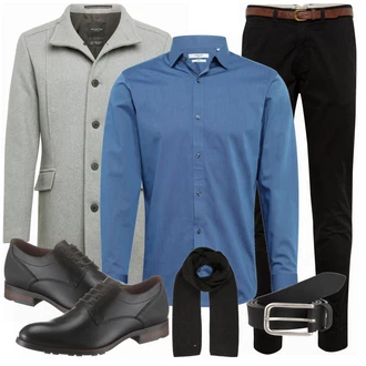 Outfit mit Schwarz Schal Tommy Hilfiger "Buro Outfit"