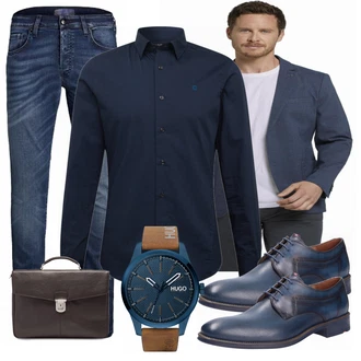 Business Outfits mit Jeans Jack & Jones "Buro outfit"