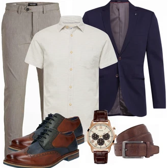 Business Outfits mit Schwarz Anzug Jack & Jones "Buro Outfit"