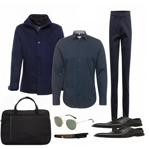 Blau Gürtel Calvin Klein kombinieren mit Weiß Sonnenbrille Kapten & Son