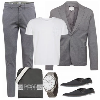 Outfit mit Weiß T-Shirt EDC by Esprit "Buro Outfit"