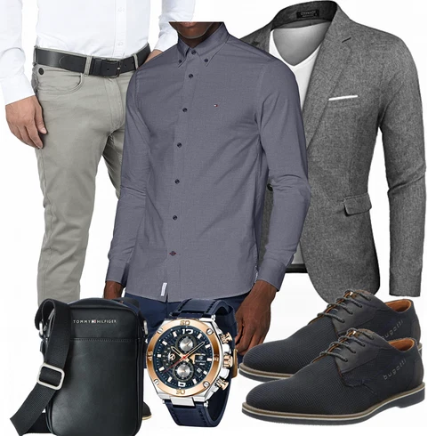 Grau Hose Blend kombinieren