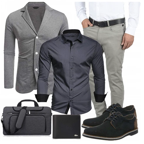 Grau Hose Blend kombinieren