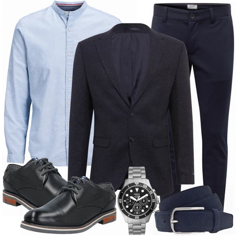 Weiß/Grau Casual Hemd Jack & Jones kombinieren
