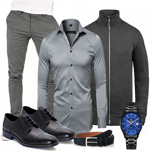 Blau Schuh/Hausschuh Lloyd kombinieren mit Blau Gürtel Tommy Hilfiger