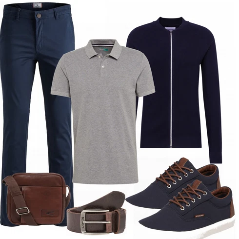 Schwarz Hose Jack & Jones kombinieren mit Schwarz/Weiß Schuh Sneaker Jack & Jones