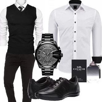 Outfit mit Pullunder iClosam "Business Look"