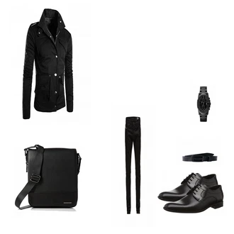 Outfit mit Schwarz Gürtel Diesel "Business01"