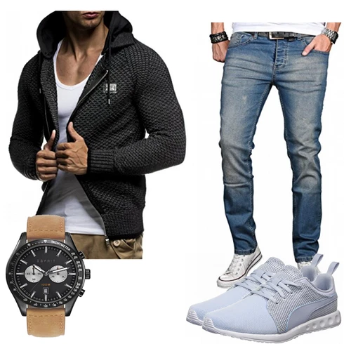 Blau Uhr ESPRIT kombinieren