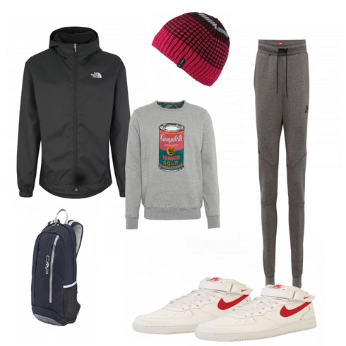 Schwarz Sportjacke The North Face kombinieren