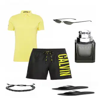 Outfit mit Schmuck "Calvin"