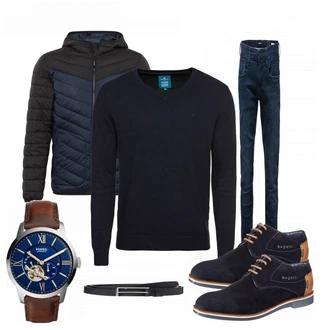 Outfit mit Schal "Calvin"