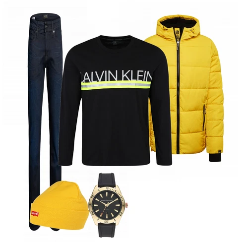 Gelb Hut levi's kombinieren