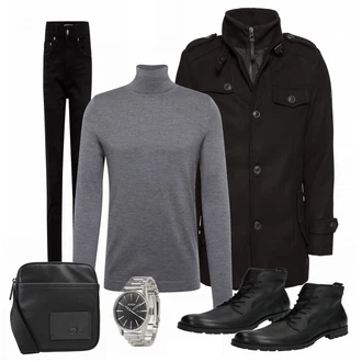 Outfit mit Grau Drykorn "Calvin Klein"