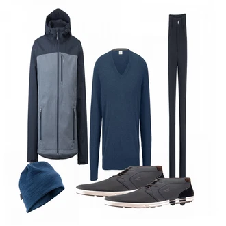 Outfit mit Blau Stiefel Camel Active "Camel Active"