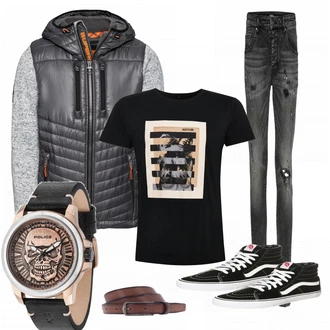 Outfit mit Grau SommerJacke Superdry "Camy"