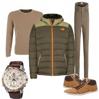 Outfit mit Braun Sneaker Tom Tailor "Carson"
