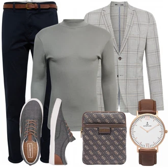 Outfit mit Grau Drykorn "Casual Business Outfit"
