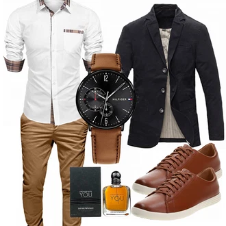Outfit mit Rot Cole Haan "Casual Business Outfit"