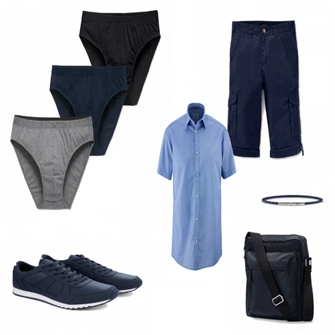 Blau Unterhose Tchibo kombinieren mit Blau Unterwäsche Unterhose Tchibo