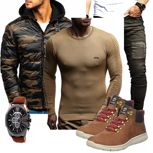 Braun Trachtenmode Timberland kombinieren