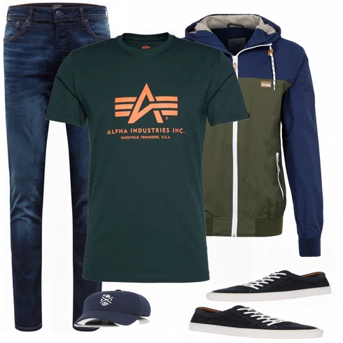 Blau Accessoire Hut Tom Tailor Denim kombinieren