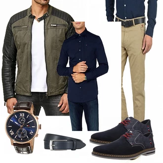 Biker Outfit "Chinohose Herren"