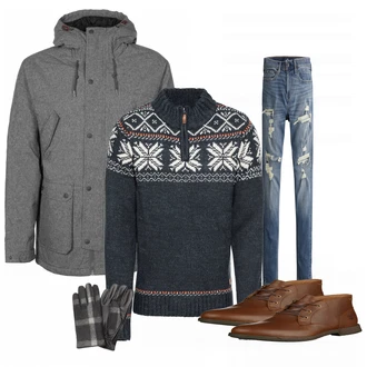 Outfit mit Top Gun "ChristmasSweater"