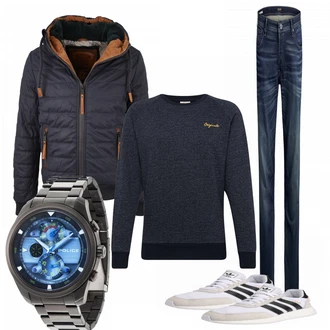 Winter Outfits mit Sneaker "Clutch"