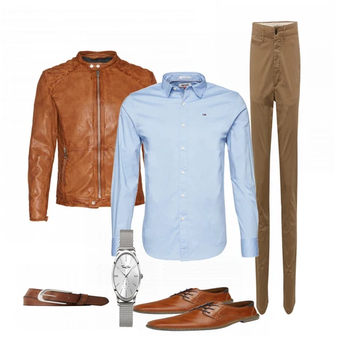 Rot Accessoire Gürtel Tom Tailor Denim kombinieren