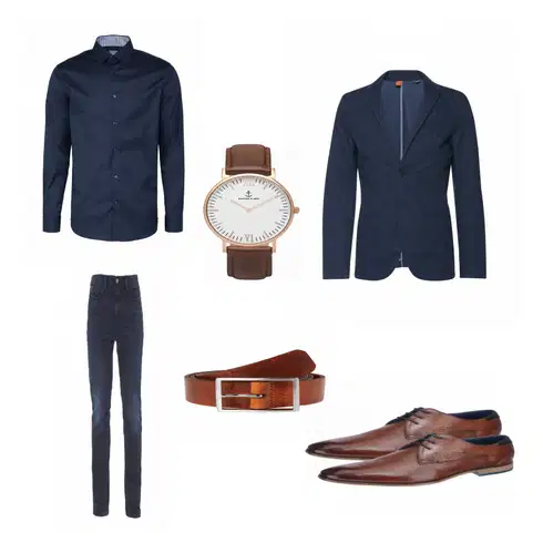 Schwarz Casual Hemd SELECTED HOMME kombinieren