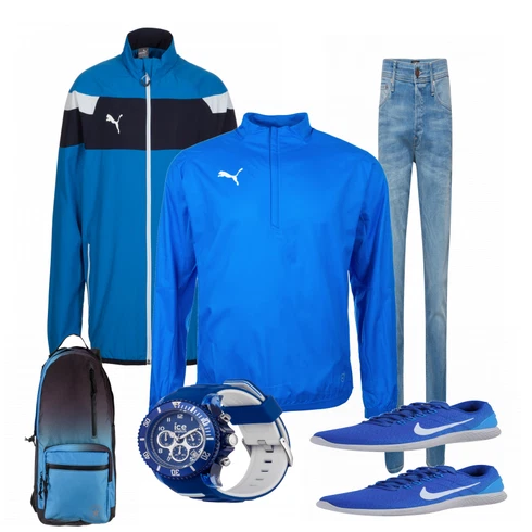 Blau Sportjacke Puma, Blau Sportjacke Puma kombinieren